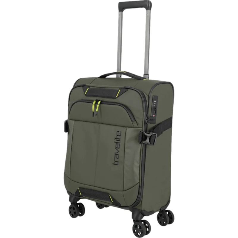 Travelite Briize 4-Rollen-Kabinentrolley S 55 cm -Khaki