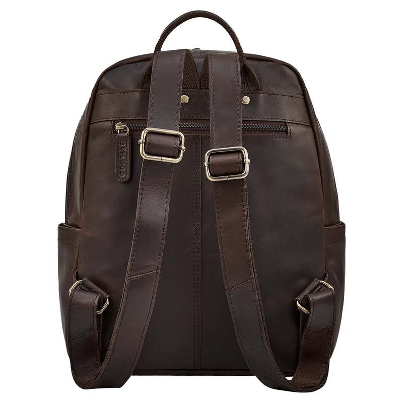 "Clarissa" Leder Rucksack Damen Mittelgroß für Tablet 13 Zoll