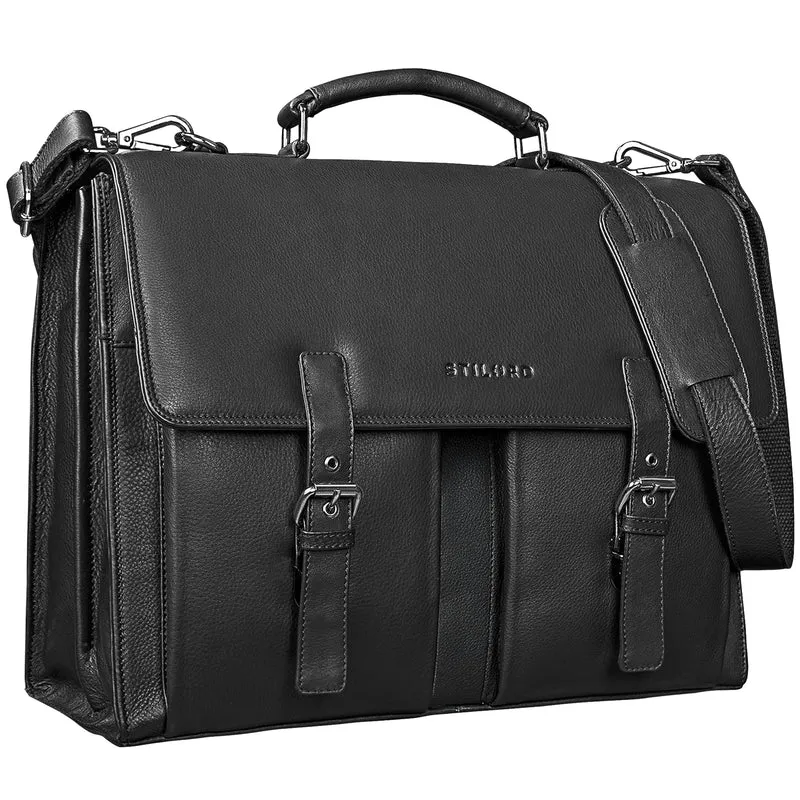 "Detroit" Aktentasche Herren Leder Groß Vintage für 16 Zoll Laptop