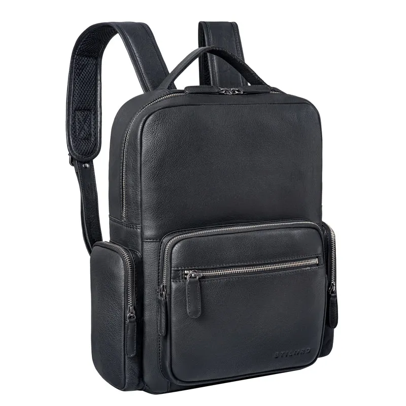 "Polino" Business Rucksack Herren Leder 15,6 Zoll