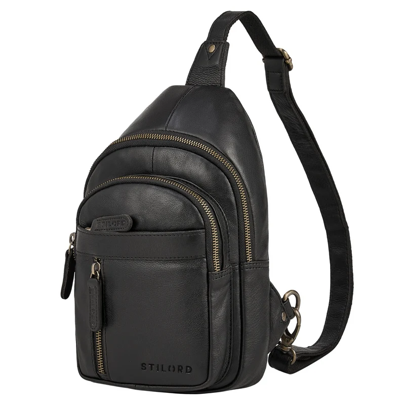 "Montego" 2-in-1 Sling Bag aus Echtleder für Herren