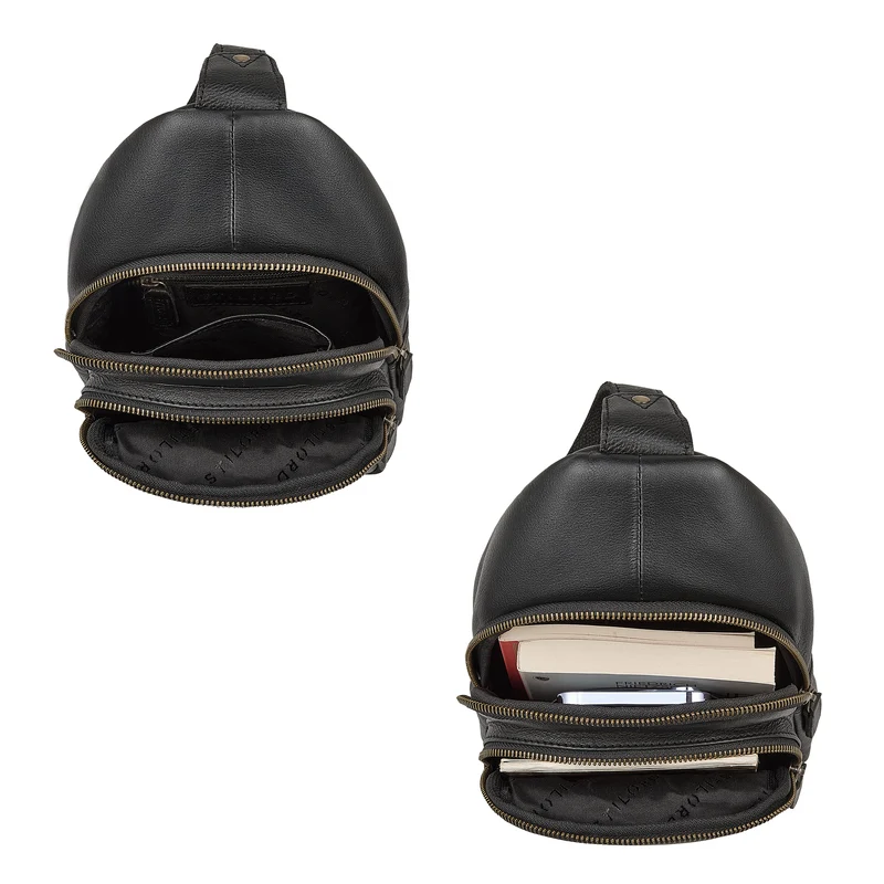 "Montego" 2-in-1 Sling Bag aus Echtleder für Herren