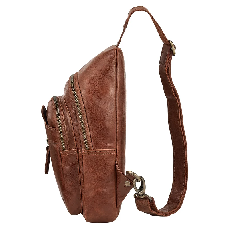 "Montego" 2-in-1 Sling Bag aus Echtleder für Herren