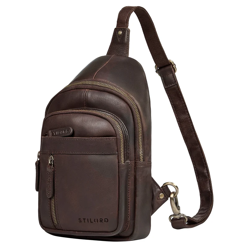 "Montego" 2-in-1 Sling Bag aus Echtleder für Herren