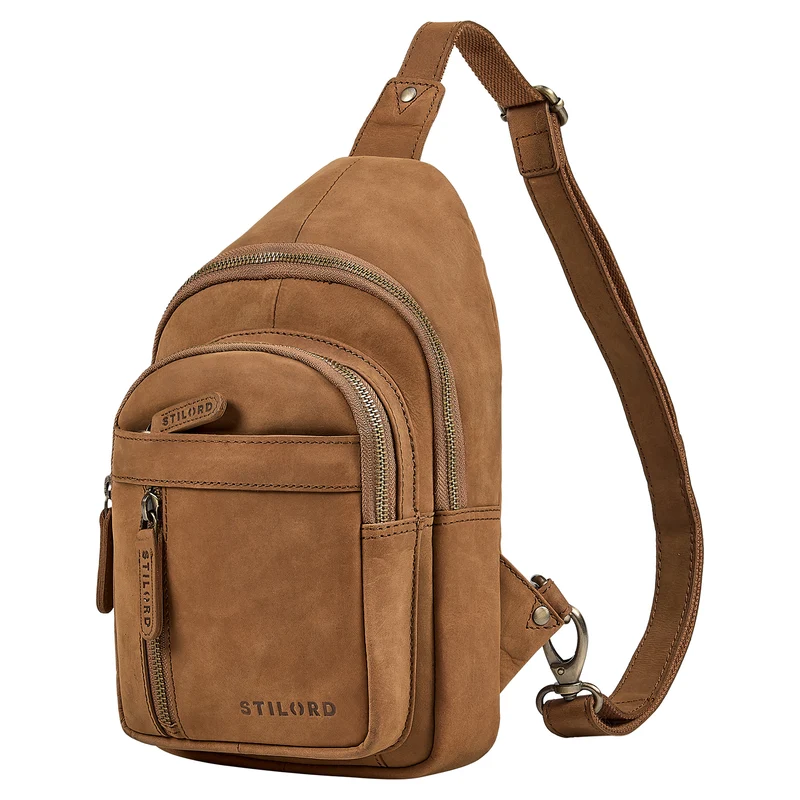 "Montego" 2-in-1 Sling Bag aus Echtleder für Herren