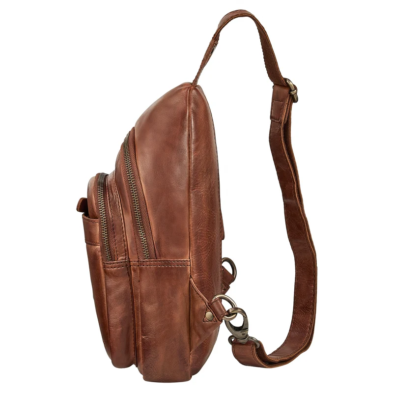 "Montego" 2-in-1 Sling Bag aus Echtleder für Herren