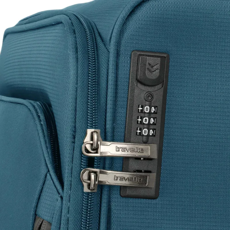 Travelite Jetpack Max 4-Rollen-Kanbinentrolley 55 cm -petrol