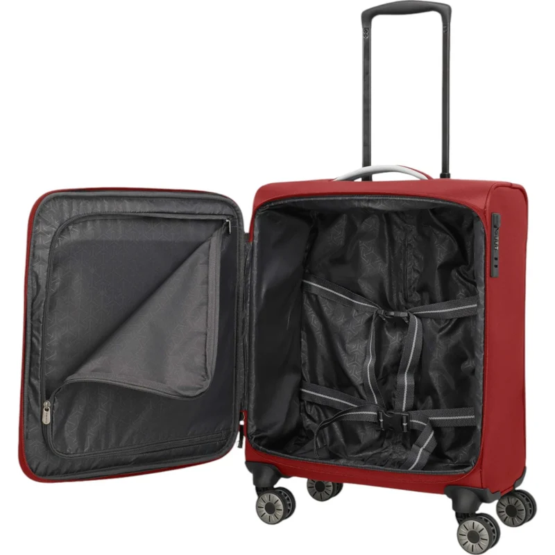 Travelite Jetpack Max 4-Rollen-Kanbinentrolley 55 cm -rot