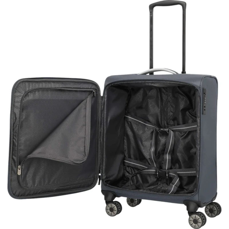 Travelite Jetpack Max 4-Rollen-Kanbinentrolley 55 cm -anthrazit