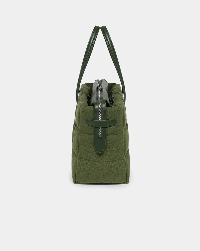 Tela Tote Medium Olive Canvas
