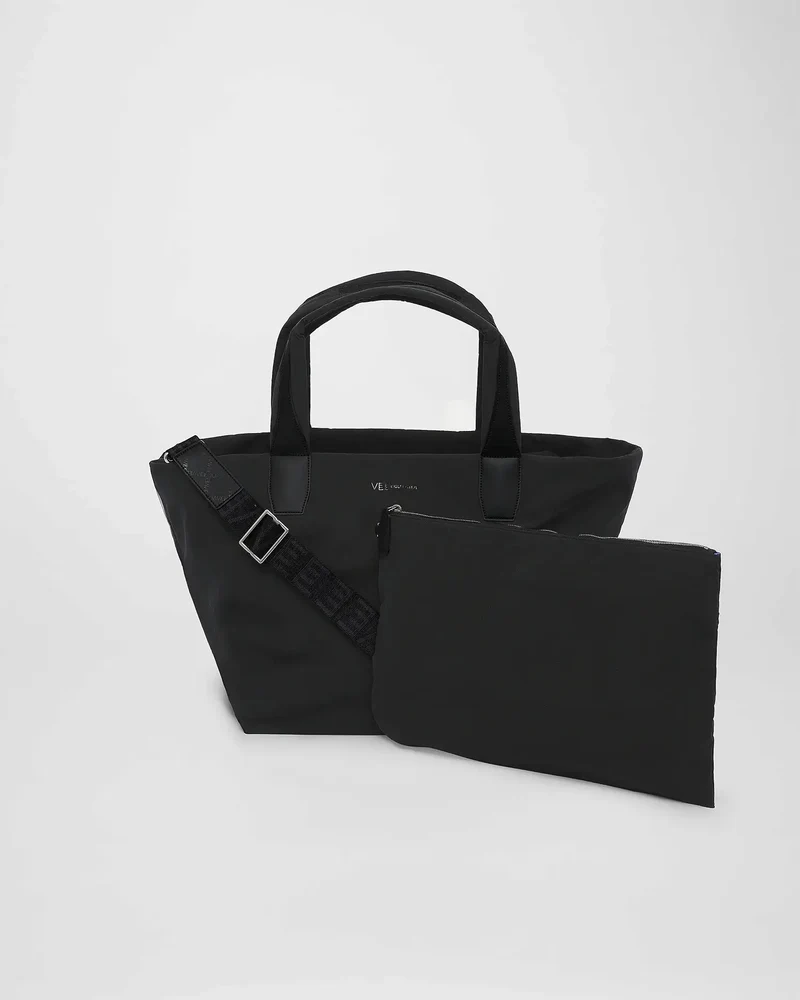 Essence Tote Medium Black Trench