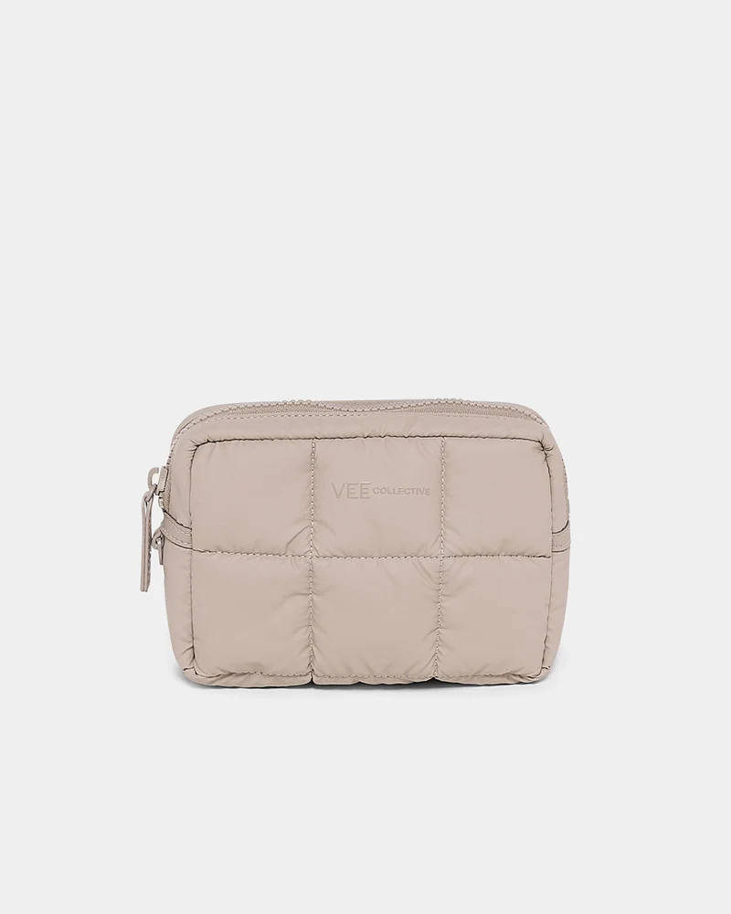 Porter Cosmetics Pouch Small Mocha Meringue