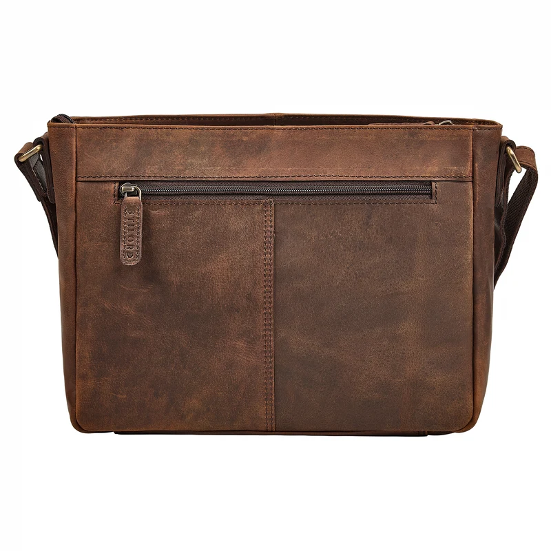 "Bianca" Mittelgroße Damen Ledertasche mit Reißverschluss