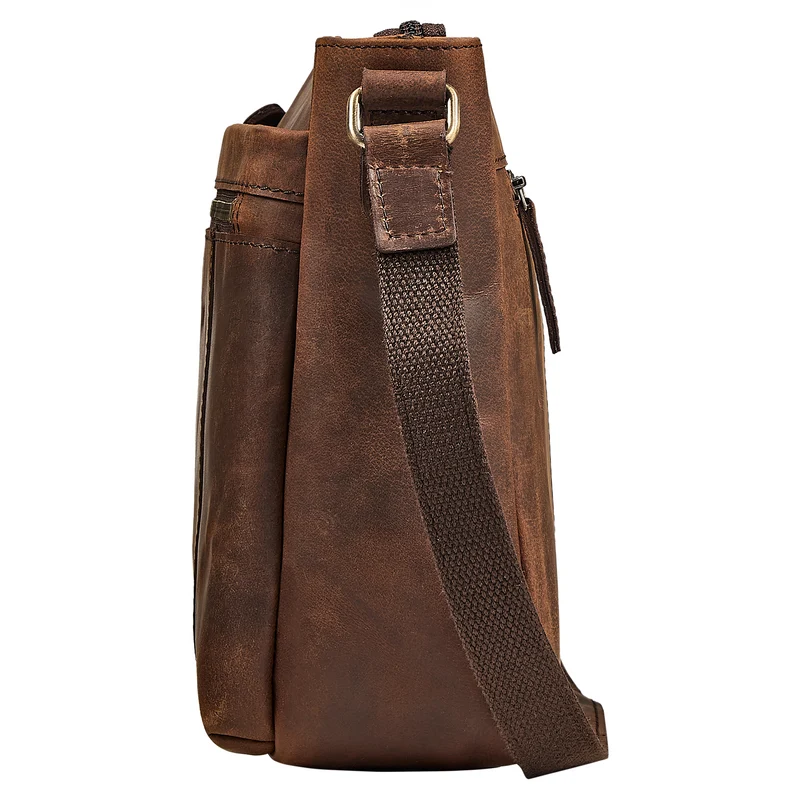 "Bianca" Mittelgroße Damen Ledertasche mit Reißverschluss