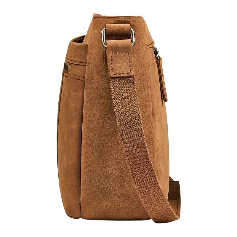 "Bianca" Mittelgroße Damen Ledertasche mit Reißverschluss