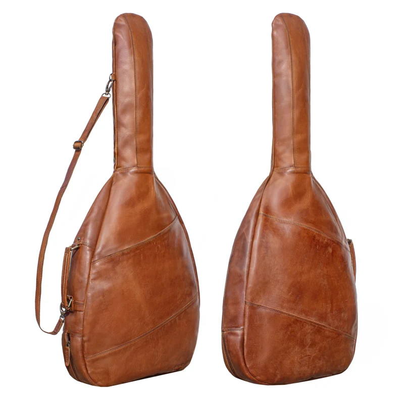 "Elvis" Premium Leder Gitarrentasche für 4/4 Gitarren 39", 40" und 41"