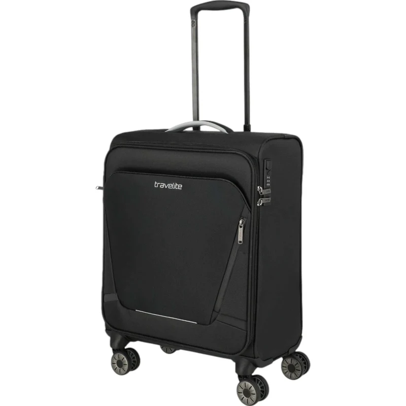 Travelite Jetpack Max 4-Rollen-Kanbinentrolley 55 cm -schwarz