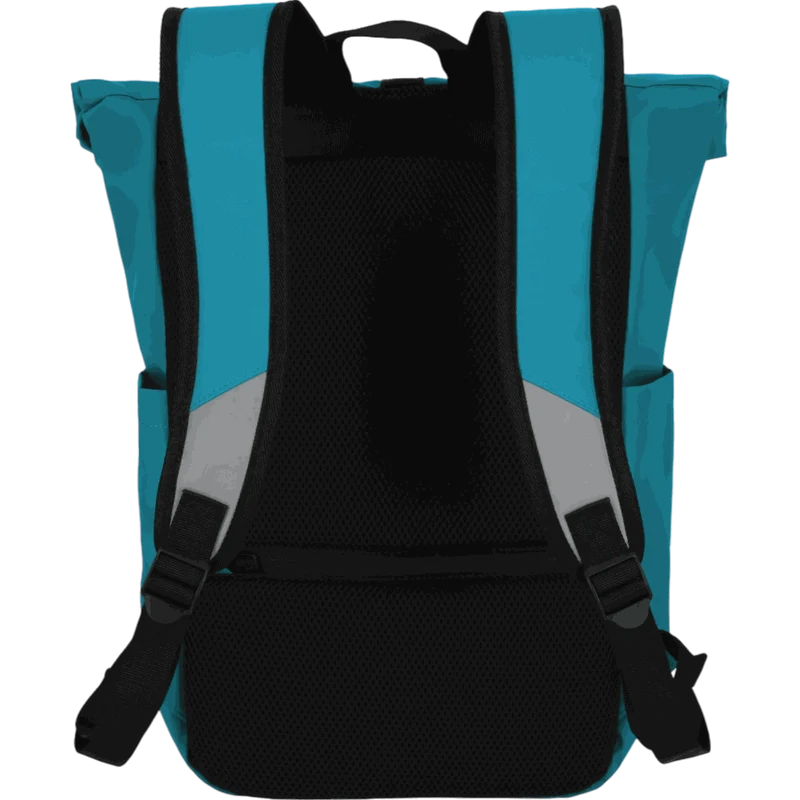 Travelite Basics Rollup Rucksack aus Plane 48 cm -Harbor Blue