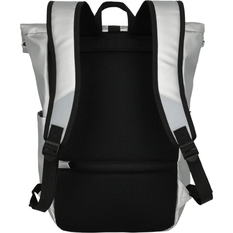 Travelite Basics Rollup Rucksack aus Plane 48 cm -Silver