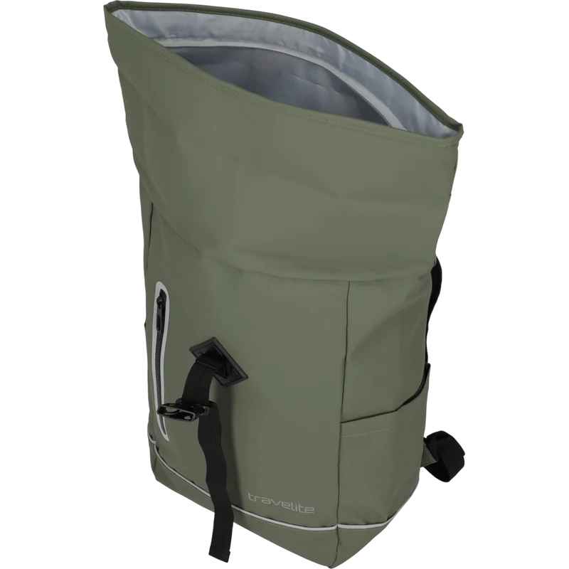 Travelite Basics Rollup Rucksack aus Plane 48 cm -Olive