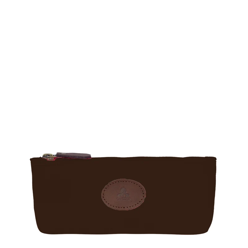 Canvas Etui DUNKELBRAUN