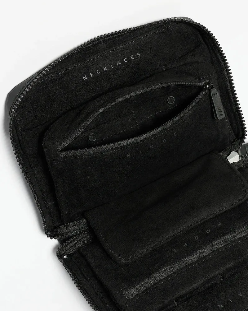 VEE x Jennifer Meyer Jewelry Case Black