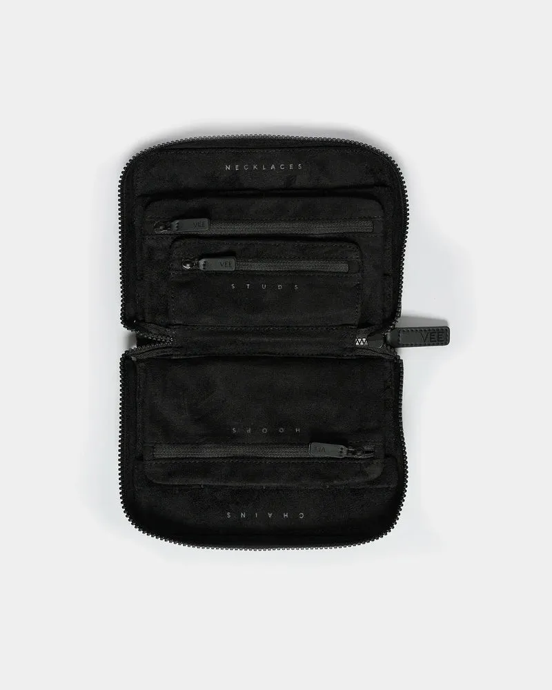 VEE x Jennifer Meyer Jewelry Case Black