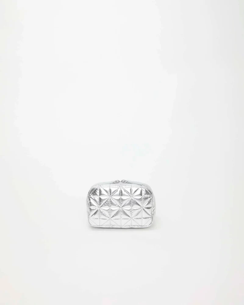 Vee Belt Bag Chrome Metallic