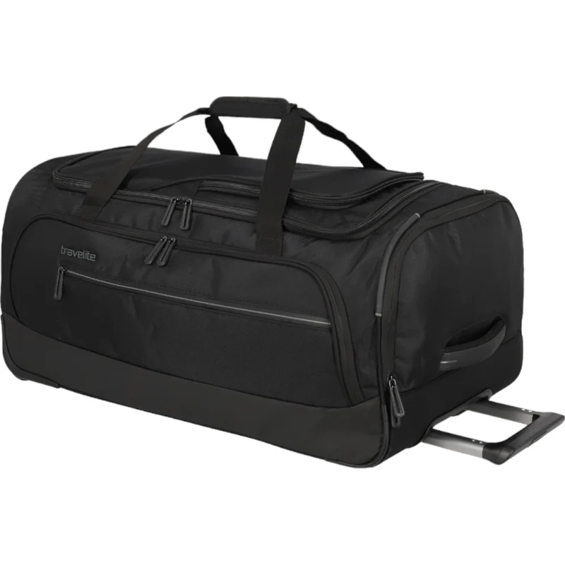 Travelite Crosslite Rollenreisetasche M 69 cm -Schwarz