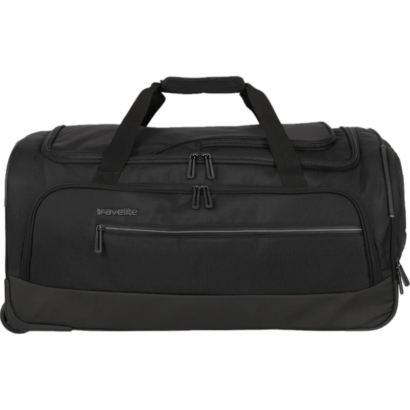 Travelite Crosslite Rollenreisetasche M 69 cm -Schwarz