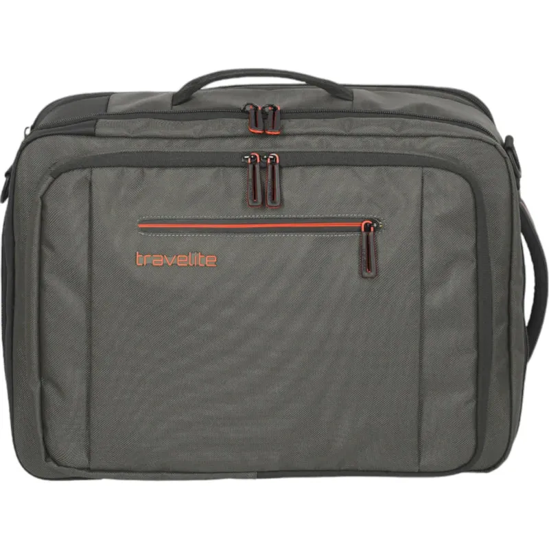 Travelite Crosslite Bordtasche mit Rucksackfunktion 43 cm -Oliv