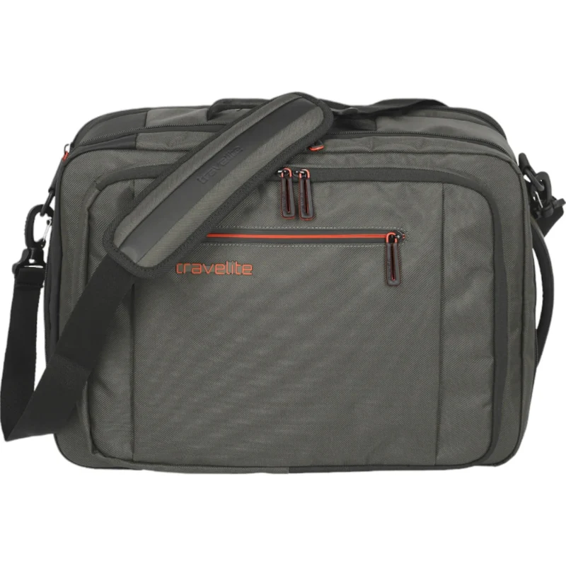 Travelite Crosslite Bordtasche mit Rucksackfunktion 43 cm -Oliv