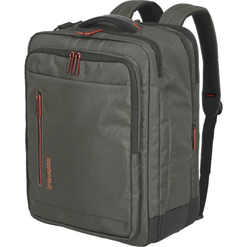 Travelite Crosslite Bordtasche mit Rucksackfunktion 43 cm -Oliv