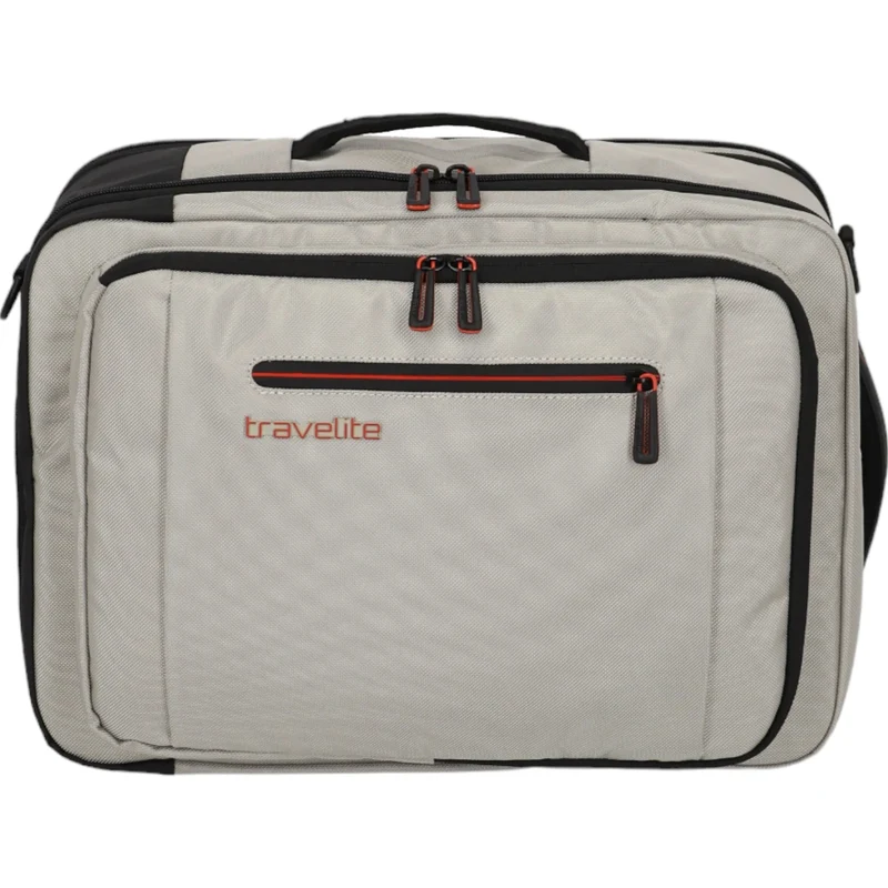 Travelite Crosslite Bordtasche mit Rucksackfunktion 43 cm -Natur
