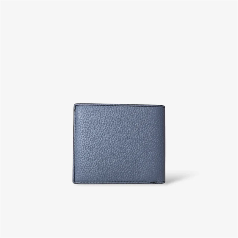 Michael Kors Cooper Billfold Geldbörse mit ID-Fach Leder Denim Blau 36S4LCOF2L