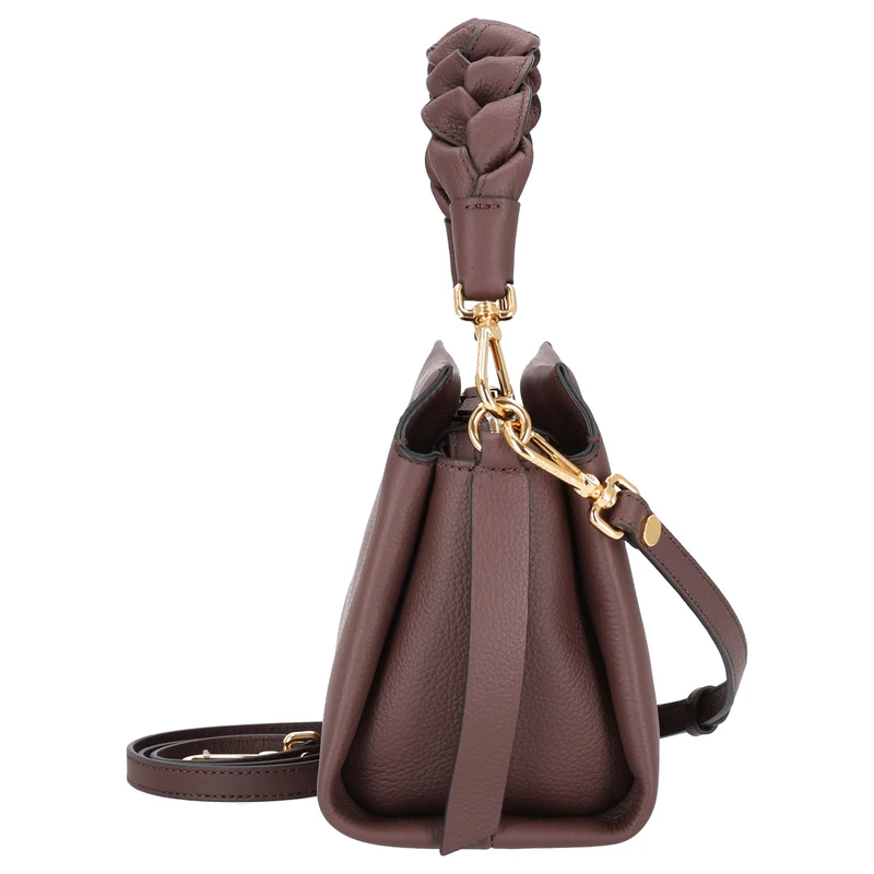 Coccinelle Boheme Grana Double - Henkeltasche S 23 cm (berry/winter rose)