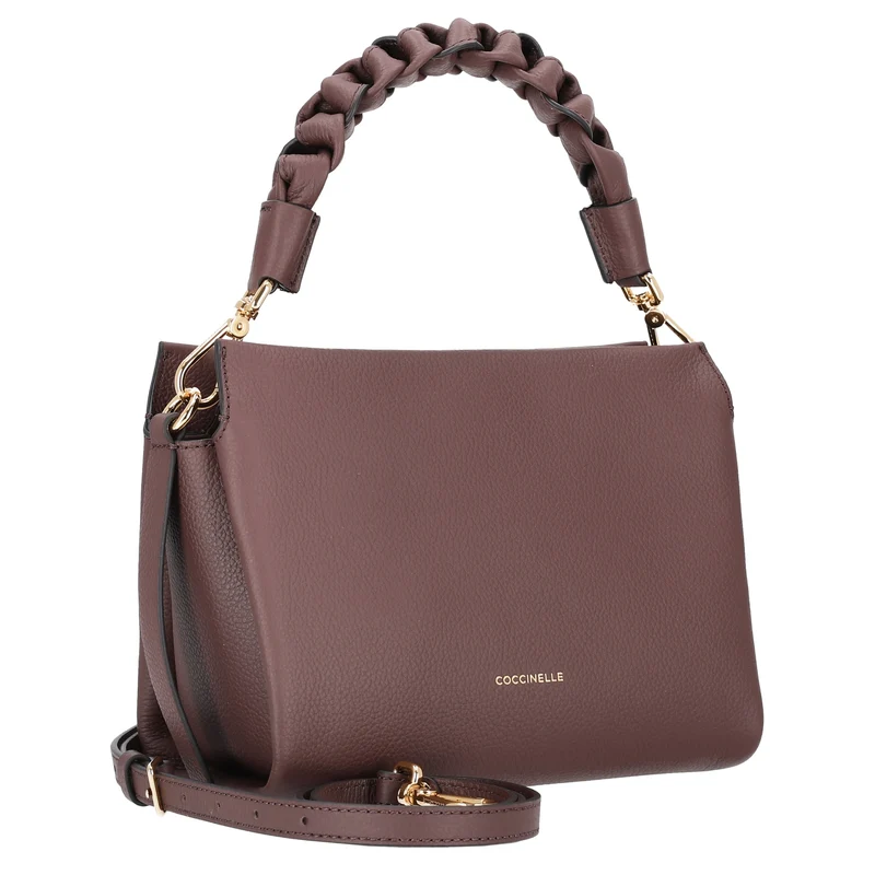 Coccinelle Boheme Grana Double - Henkeltasche S 23 cm (berry/winter rose)
