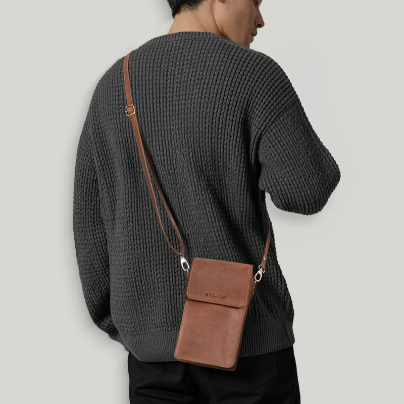 "Imola" Echtleder Handytasche 7 Zoll Damen Herren
