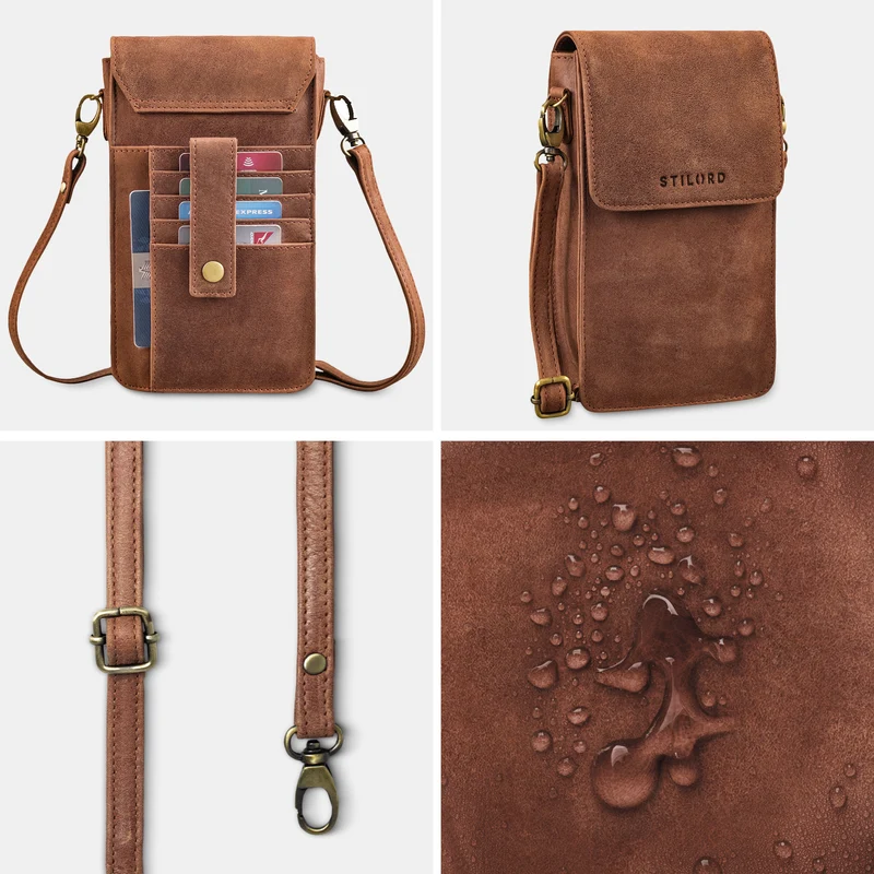 "Imola" Echtleder Handytasche 7 Zoll Damen Herren