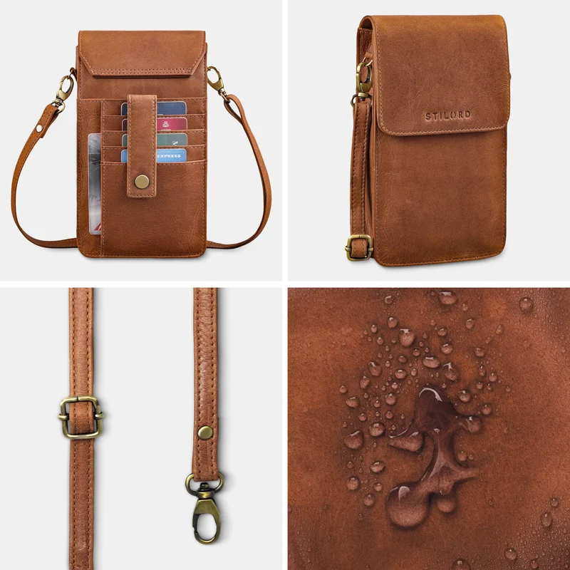 "Imola" Echtleder Handytasche 7 Zoll Damen Herren