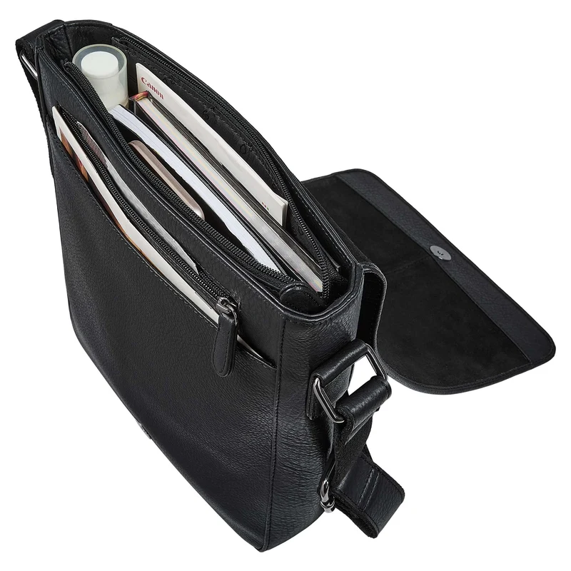 "Cosmo" Vintage Ledertasche Herren Umhängetasche Groß