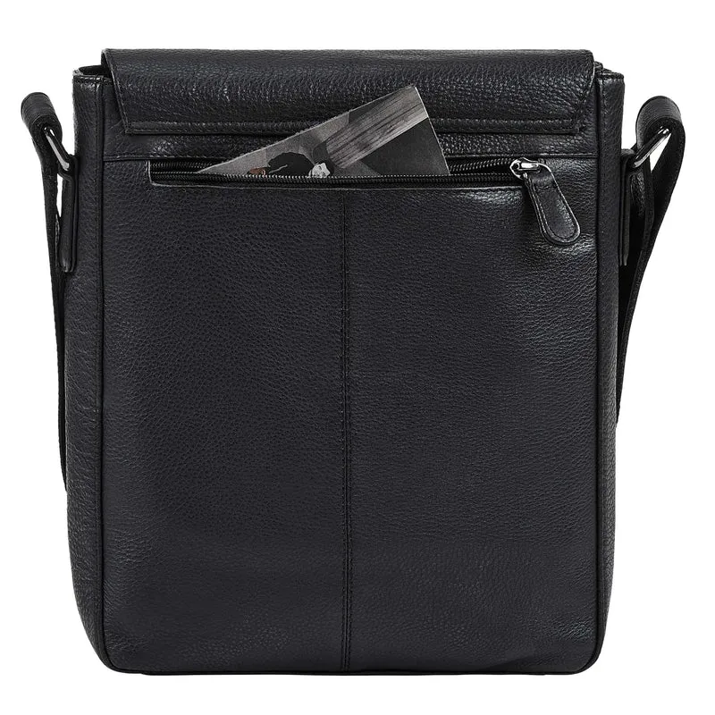 "Cosmo" Vintage Ledertasche Herren Umhängetasche Groß