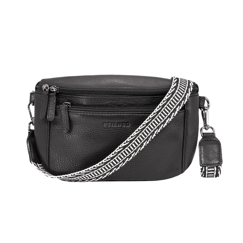"Iowa" Crossbody Bag Damen Leder 2 in 1 Leder Bauchtasche