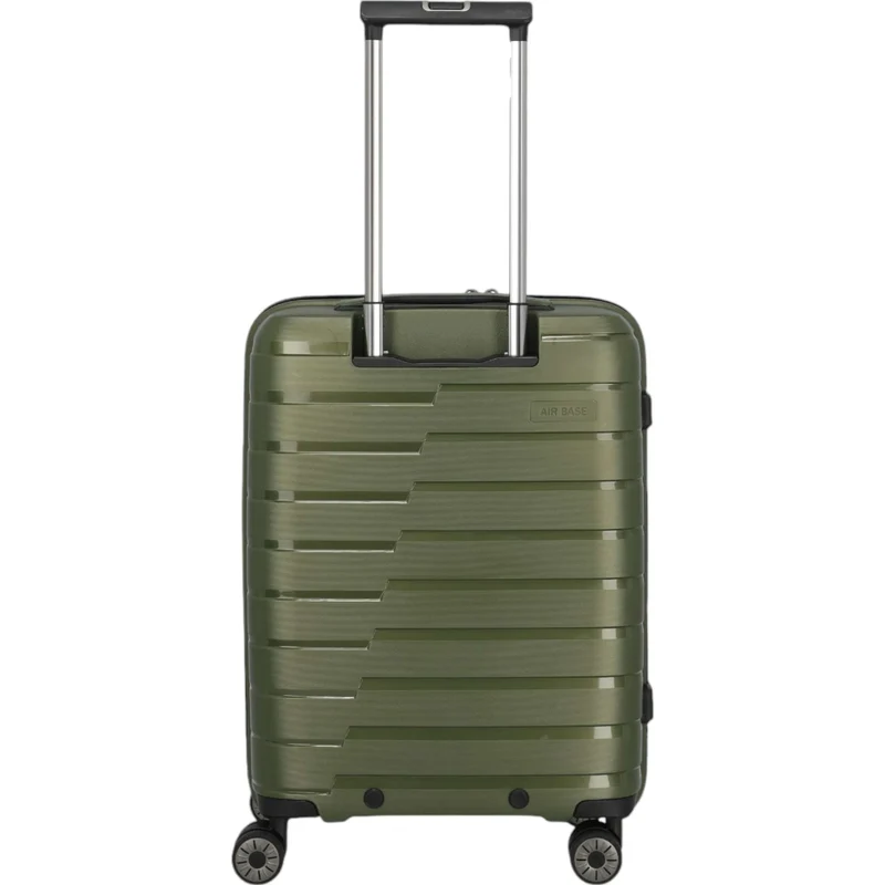 Travelite Air Base 4-Rollen-Kabinentrolley mit Vortasche S 55 cm -Olive