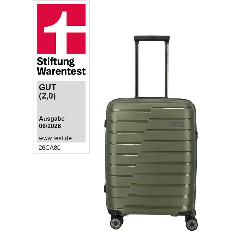 Travelite Air Base 4-Rollen-Kabinentrolley S 55 cm -Olive