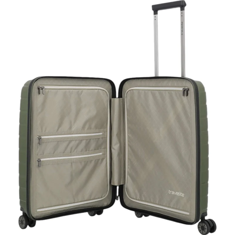 Travelite Air Base 4-Rollen-Kabinentrolley S 55 cm -Olive