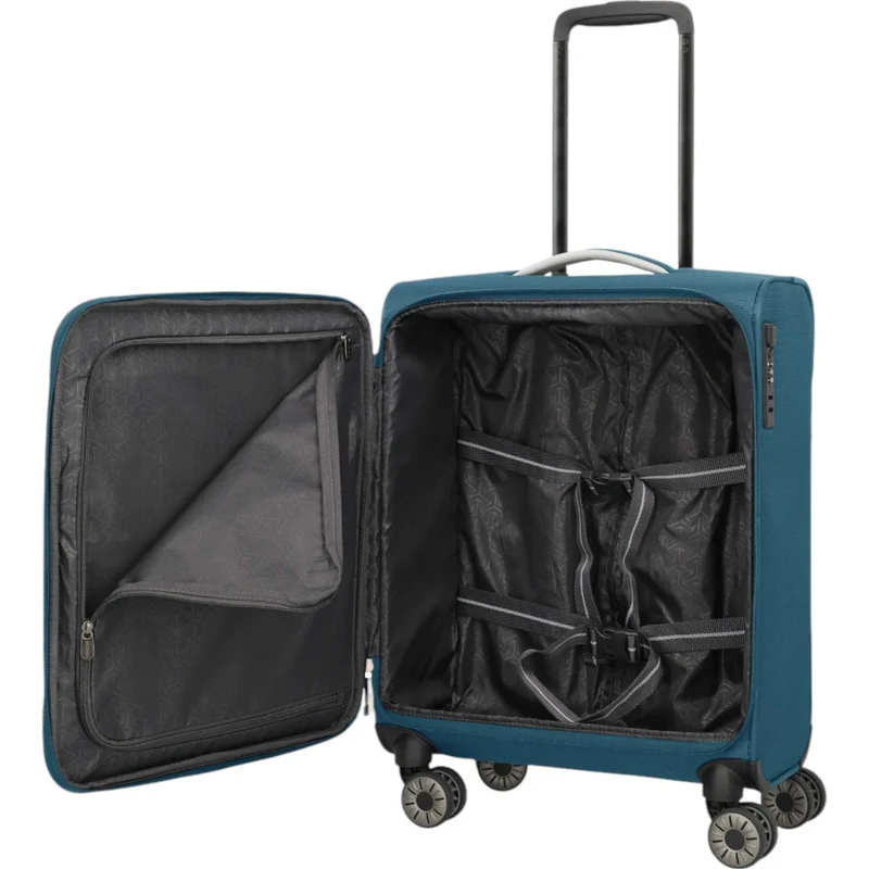 Travelite Jetpack Multi Light 4-Rad Cabin Trolley 55 cm -petrol