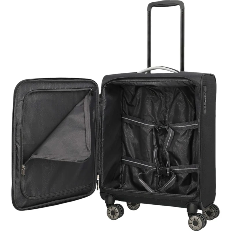 Travelite Jetpack Multi Light 4-Rad Cabin Trolley 55 cm -schwarz