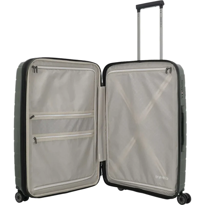 Travelite Air Base 4-Rollen-Trolley M 67 cm -Olive