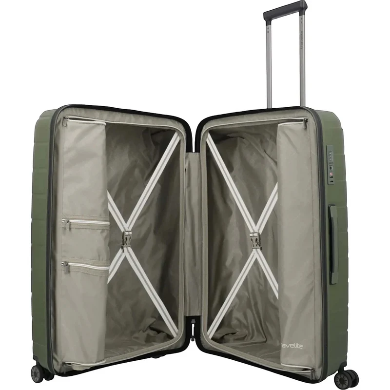 Travelite Air Base 4-Rollen-Trolley L 77 cm -Olive